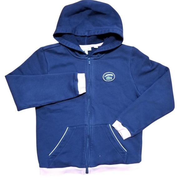Lacoste Other - Lacoste Kids Zip-Up Hoodie Youth 12